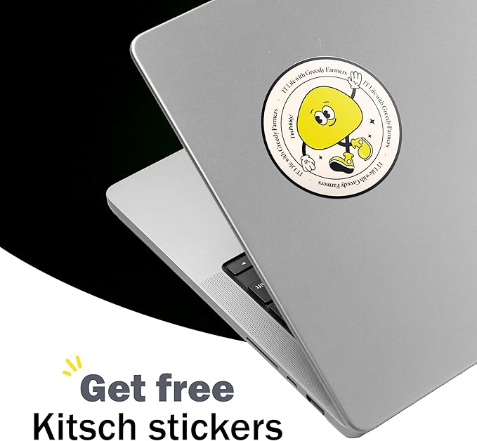 GREEDY FARMERS Mouse pad, Non-Slip Washable Waterproof Computer Mouse pad (Lemon Butter Cream)