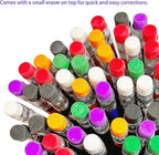 Jsehchya 72PCS Corlorful Halloween Wooden cased Pencils for Kids with Erasers, Wood Wedding Golf Pencils for School,Drawing,Gift (Halloween, 72)