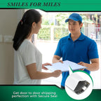 100 Pack Secure Seal White Poly Mailers - 24x24 Safe Shipping Bags - E-Commerce Self Sealing 2 Mil Poly Envelopes for Shipping