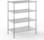 Regal Altair 24" Deep x 42" Wide x 54" Height Wire Shelving Kit | 4-Tier | NSF Commercial Storage Rack Unit