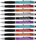 SyPen Custom Personalized Pens with Name or Logo - 300 Bulk Pack Customized Pens for Business, Pen/Stylus Combo