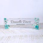 ARTBLOX | Custom Name Plate for Desk, Office Decor, Teacher Desk Name Plate, Teacher Gift, School Counselor Gift, Gift for Women, Teacher Appreciation