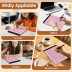 2 Pack Legal Pads 8.5 X11, College Ruled Notebook, 100 Sheets Pink Note Pad, Writing Pads 8.5x11, Tear Off Notepad, Lined Paper, Notebook Paper for Office Home School, 50 Sheet/Pad