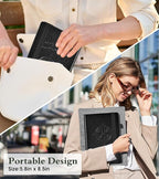PAIBAS Lined Journal Notebook for Women Men, 160 Pages, A5 Hardcover Vintage Leather Journaling Notebooks for Work, School, Note Taking, Travel, Bible Study, Daily Diary for Writing 5.8"x8.5" (Black)