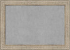 Amanti Art Silver Framed Magnetic Board 30x42 Large Vision Board for use with Magnets, 100% Metal Sheet to Display Items as Office Decor or for Home Organization in mudroom, Kitchen or Kids Room