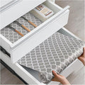 ALIUNI Drawer and Shelf Liner, Non-Slip Kitchen Cabinet Liners Non-Adhesive Thick Strong Grip Waterproof Washable Mats Protect Dresser Shelves Cupboard Bathroom Cabinets, Gray, 18 in X 10 FT
