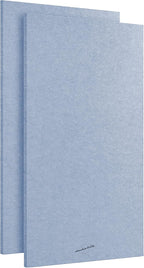 AudioSilk Acoustic Panels, 2 Pack, Large, 46" x 23", Pale Blue