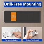 Office Door Signs with 6 Printed Status Options – Do Not Disturb, Out of Office, In a Meeting, Please Knock, Back Soon, Come on in – Includes Custom Personalized Blank Sticker for Privacy Workspace or Studio Available and Away