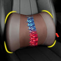 Lofty Aim Lumbar Support Pillow for Car, Memory Foam Lumbar Pillow for Lower Back Pain Relief - Back Cushion for Driving, Chair Support for Car-Office Chair, Wheelchair - Brown
