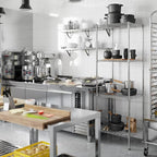 Regal Altair 21" Deep x 24" Wide x 74" Height Wire Shelving Kit | 4-Tier | NSF Commercial Storage Rack Unit