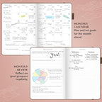 Legend Planner – Weekly & Monthly Life Planner to Hit Your Goals & Live Happier. Organizer Notebook & Productivity Journal. A5 (Dark Brown)