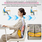 Rechteckig Lumbar Support Pillow for Office Chair, Office Home Must Haves, Back Support for Car, Back Cushion, Back Support Pillow for Chair, Height Adjustable, Dynamic Tracking of Back Movement