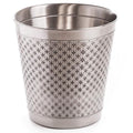 BINO Metal Waste Basket for Home, Office, Bathroom, Dorm, Kitchen and More | Trash Can Bin for Bedroom | Desk Trash Can | Home Essentials