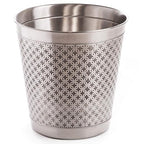 BINO Metal Waste Basket for Home, Office, Bathroom, Dorm, Kitchen and More | Trash Can Bin for Bedroom | Desk Trash Can | Home Essentials