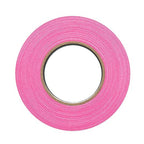 2" Width ProTapes Pro Gaff Premium Matte Cloth Gaffer's Tape With Rubber Adhesive, 50 yds Length x, Fluorescent Pink (Pack of 1)