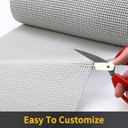 iwtmm Drawer Shelf and Cabinet Liners Non-Adhesive Extra Strong Grip - Keep Items in Place for Kitchen, Bathroom, Office & Wardrobe, Heavy Duty Anti-Slip Liners for Cabinets, Cupboards, Drawers