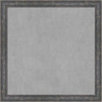 Amanti Art Grey Framed Magnetic Board 27x27 Medium Vision Board for use with Magnets, 100% Metal Sheet to Display Items as Office Decor or for Home Organization in mudroom, Kitchen or Kids Room