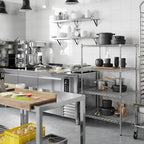 Regal Altair 24" Deep x 30" Wide x 54" Height Wire Shelving Kit | 4-Tier | NSF Commercial Storage Rack Unit
