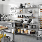 Regal Altair 24" Deep x 54" Wide x 74" Height Wire Shelving Kit | 6-Tier | NSF Commercial Storage Rack Unit