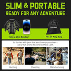 PROHEAR 022 Electronic Ear Protection for Shooting & Hunting - 29dB SNR Noise Reduction, 5X Sound Amplification, 4 Omnidirectional Microphones, HD Speakers - Gun Range Hearing Protection Muffs,Green