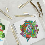 CHARSOCO 01 Micro Pen, Fine Point Pen with 36 Colors, Waterproof Archival Ink, 0.25mm Fineliner Ink Pens for Artist Illustration, Sketching, Anime, Manga, Technical Drawing and Scrapbooking
