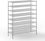 Regal Altair 24" Deep x 60" Wide x 74" Height Wire Shelving Kit | 8-Tier | NSF Commercial Storage Rack Unit