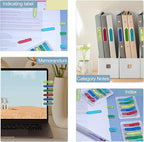 Golcellia 3 X 300 Tablets, Transparent Sticky Notes, Page Markers, Book Tabs, Sticky Note Tabs, Sticky Tabs, Page Tabs, Label Stickers, Arrow Flags, Pop-up Page Flags