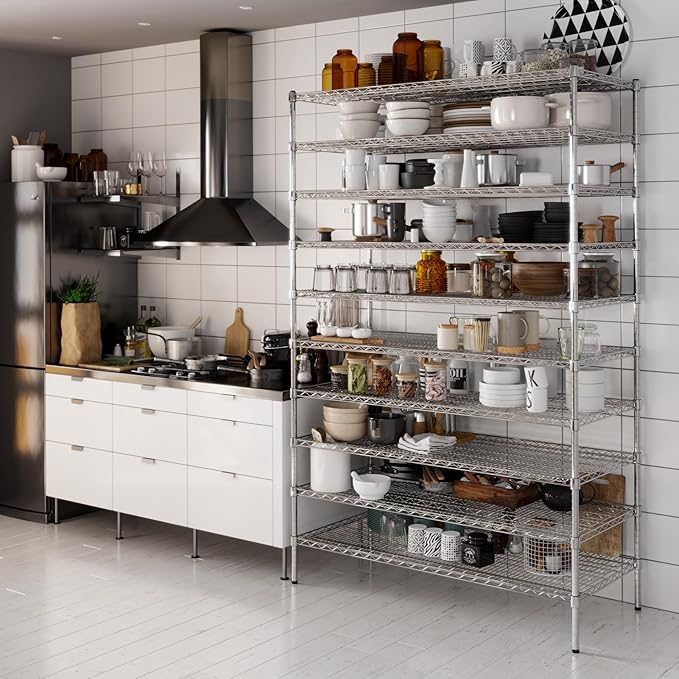 Regal Altair 24" Deep x 54" Wide x 86" Height Wire Shelving Kit | 10-Tier | NSF Commercial Storage Rack Unit