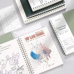 EMSHOI Spiral Notebook B5 Bullet Dotted journal, Dotted Grid Notebook with 300 Pages, 100gsm Thick Paper, 7.48" × 10.15", Waterproof Softcover Notebook for School Work Writing - Light Green
