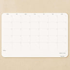 Undated Monthly Planner Notepad,Desk Calendar for Organizing&Scheduling Tasks-Productivity Tracker,Goals,Notes&To-Do Lists–A4 Size (8,3"X11,7")Premium Thick Paper with Cardboard Back Support 50 Sheets
