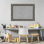 Amanti Art Black Framed Magnetic Board 20x28 Medium Vision Board for use with Magnets, 100% Metal Sheet to Display Items as Office Decor or for Home Organization in mudroom, Kitchen or Kids Room