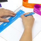 BAZIC Products Shatterproof Flexible Curve Ruler 12" (30cm), Inches Centimeter Metric Measuring Drafting Rulers, 288-Packs