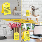 Smilelife Funny Office Cubicle Decor No Crisis Allowed This Week Desk Sign Team Office Gag Gifts for Coworker Teammate Employee Boss Manager