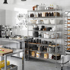 Regal Altair 21" Deep x 54" Wide x 86" Height Wire Shelving Kit | 8-Tier | NSF Commercial Storage Rack Unit