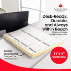 The Spoiled Office Early Dismissal Slip Book with Carbonless Duplicates 400 Pcs- 2 3/4"x3 3/4"- Easy Tracking Log Book for School Carbon Copy, School Supplies, Office Supplies for Desk, Spiral Bound