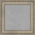 Amanti Art Silver Framed Magnetic Board 21x21 Small Vision Board for use with Magnets, 100% Metal Sheet to Display Items as Office Decor or for Home Organization in mudroom, Kitchen or Kids Room