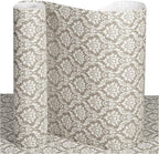ALIUNI Drawer and Shelf Liner, Non-Slip Kitchen Cabinet Liners Non-Adhesive Thick Strong Grip Waterproof Washable Mats Protect Dresser Shelves Cupboard Bathroom Cabinets, Boho: Beige, 18 in X 20 FT