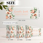 Personalized Name Plate for Desk, Custom Acrylic Desk Name Sign, Office Appreciation Gifts for Women Men Coworkers Boss Teacher Employee (Flower-Lily)