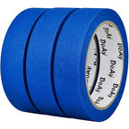 DOAY 3 Pack Blue Painters Tape - Masking Tape 1 Inch Wide - Multi-Surface, Smart Adhesion, Indoor & Outdoor - 270FT Total - Paint Tape for DIY, Labeling, Art, Car, General Purpose (#3910)