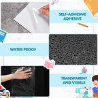 Outus Self Adhesive Shop Ticket Holders Clear Plastic Sleeves Adhesive Pockets Work Order Job Ticket Holders for Home Office Posting Signs(11 x 8.5 Inch,60 Pcs)