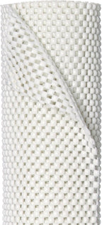 Con-Tact Brand Grip Premium Shelf Liner, Thick and Non-Adhesive Drawer Liner, Multi-Purpose and Easy to Use, 12" x 4', White, Pack of 1