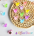 24 Pcs Thumb Tacks,Cute Push Pins,Colorful Decorative Pins,Mouse Tacks,for Bulletin Board,Cork Board,Class Decor Office or Home (24 Pcs - Gradient)