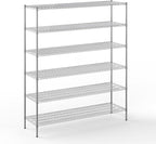 Regal Altair 21" Deep x 72" Wide x 86" Height Wire Shelving Kit | 6-Tier | NSF Commercial Storage Rack Unit