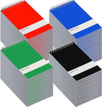 Thenshop 50 Pads Spiral Memo Pads Bulk 3 x 5 Inch Small Pocket Notepad Top Bound Lined 60 Sheets Mini Notebooks for School College Office Home Supplies (Classic Colors)