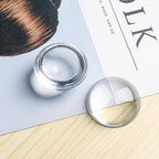 SWTHONY 4pcs 1.6inch Crystal Dome Magnifying Paperweight, Reading Magnifier Glass Paper Weights for Outdoor Events, Office Desk