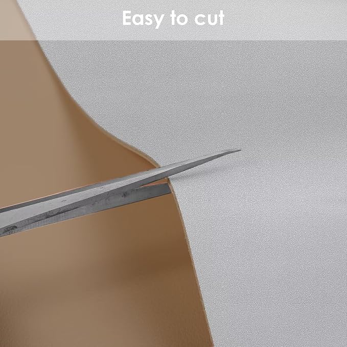 Zinkooat Leather Table Cover,1.8mm Thick,36x60 Inch Table Protector,Table Protector for Dining Room Table,Dining Table Cover,Table Cover Protector,Coffee Table Protector(Khaki+Silvery,36x60)