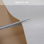Zinkooat Leather Table Cover,1.8mm Thick,24x60 Inch Desk Cover,Large Desk Mat,Table Protector,Table Cover Protector,Desk Protector,Table Pad,(Khaki+Silvery,24x60)