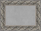 Amanti Art Silver Framed Magnetic Board 18x24 Small Vision Board for use with Magnets, 100% Metal Sheet to Display Items as Office Decor or for Home Organization in mudroom, Kitchen or Kids Room