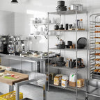 Regal Altair 24" Deep x 36" Wide x 86" Height Wire Shelving Kit | 5-Tier | NSF Commercial Storage Rack Unit