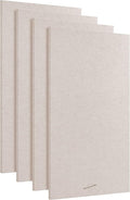AudioSilk Acoustic Panels, 4 Pack ROOM KIT, Large, 46" x 23", Natural